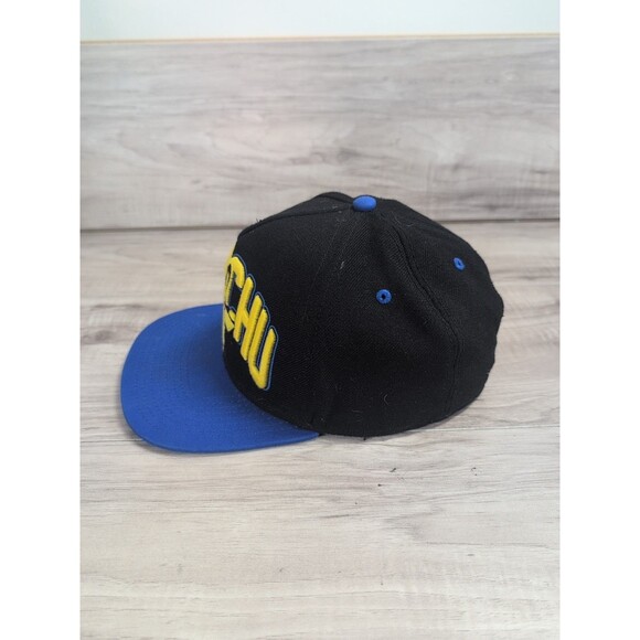 Pikachu Pokemon - 2014 Bioworld Nintendo Script Snapback Hat Cap - Picture 3 of 7